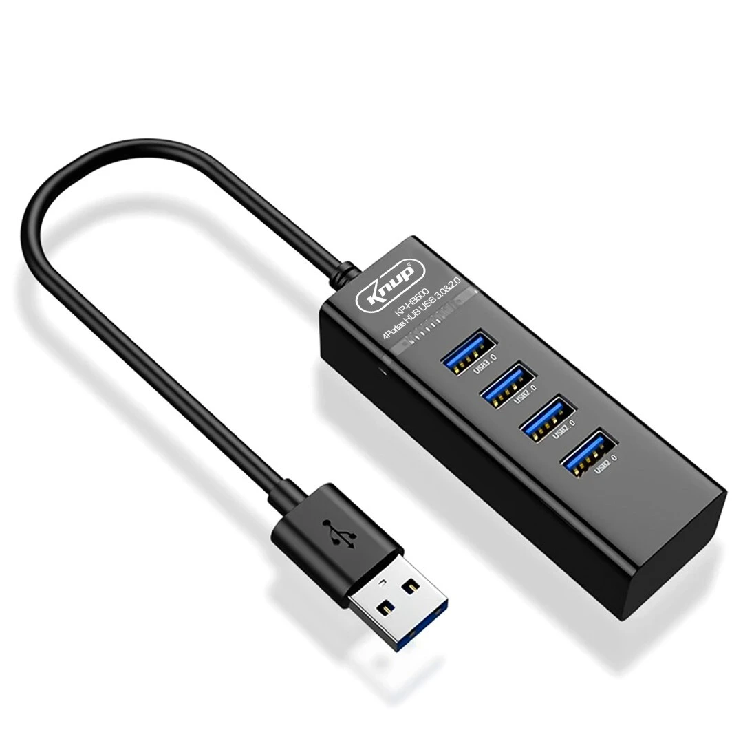 Hub Usb 4 Portas Knup Kp-hb500 - Cod: 4833 